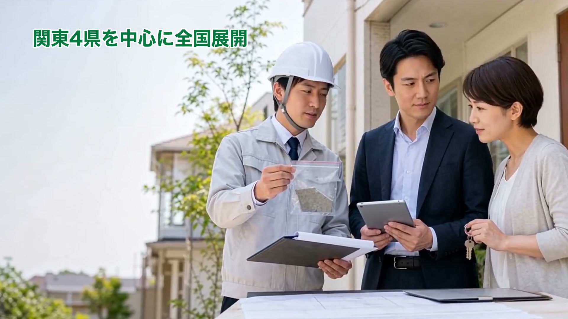 アスベスト分析調査のプライムビデオ広告動画サムネイル